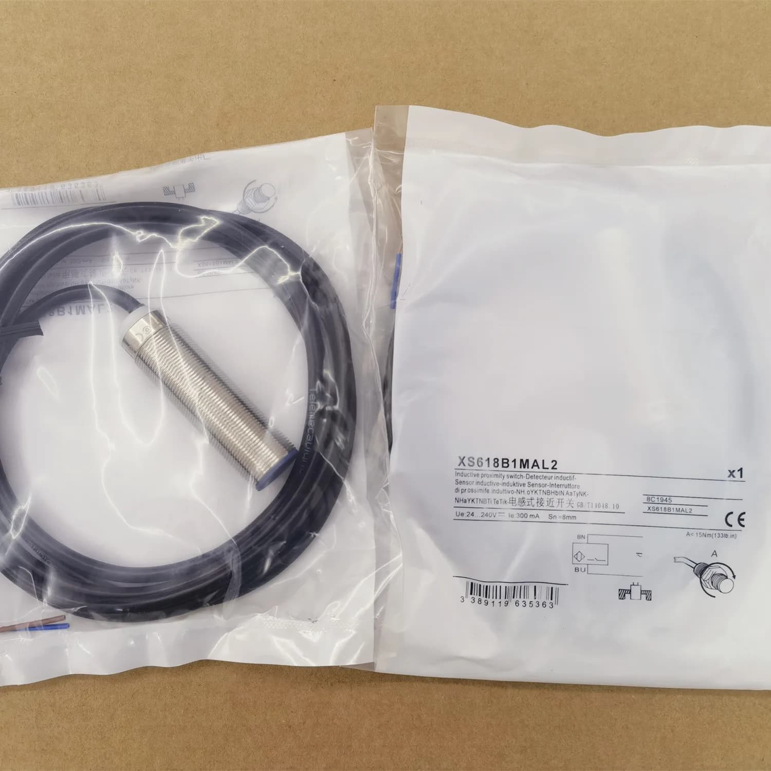 Original New 100% XS618B1MAL2 XS618B1MBL2 XS618B1MAL2C Proximity Switch