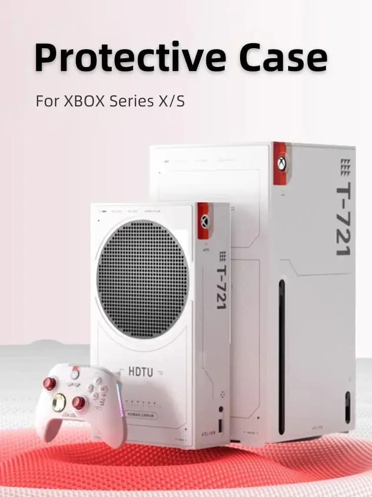 Aolion PU Full Set Decal For XBOX Series X/S Shell Accessories Protective Cover Hard Faceplate Fit