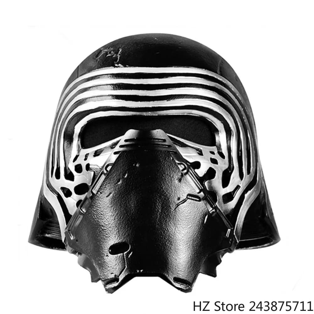 Star The Rise of Skywalker 9 Wars Kylo Ren Helmet Battle Damaged Resin Force Rage Mask for Role-Play Halloween Cosplay Helmet