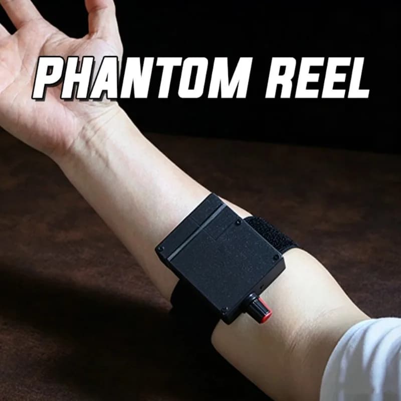 Phantom Reel Electronic Invisible Thread Reel Mentalism Telekinesis Magic Tricks Card Fountain Gimmick Stage Street Magia Props