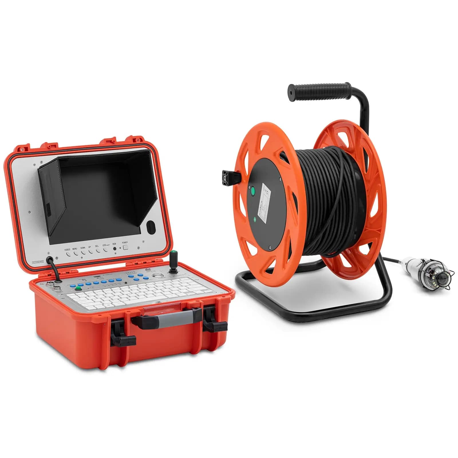 Telecamera endoscopica - 20 m - 18 LED - Display 10" | Steinberg Systems