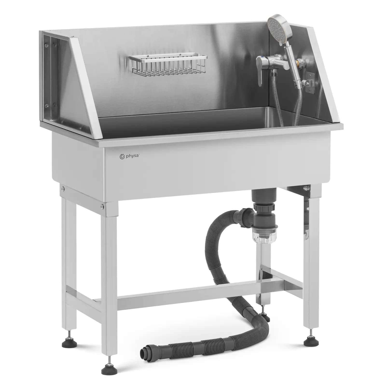 Vasca per cani - Acciaio inox - Fino a 60 kg | physa