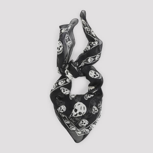 Alexander Mcqueen Skull Scarf Unica