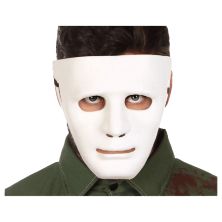 Atosa White Halloween Mask - Adults