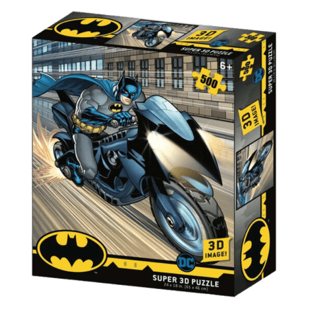 DC Batman Batcycle 500pcs Puzzles - 3D Effect