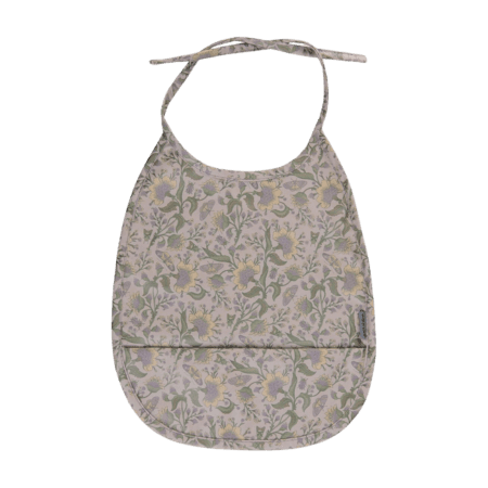 Mikk-Line Bib with Floral Print - Small