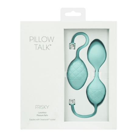 Pillow Talk Frisky Pelvic Floor Balls - Green