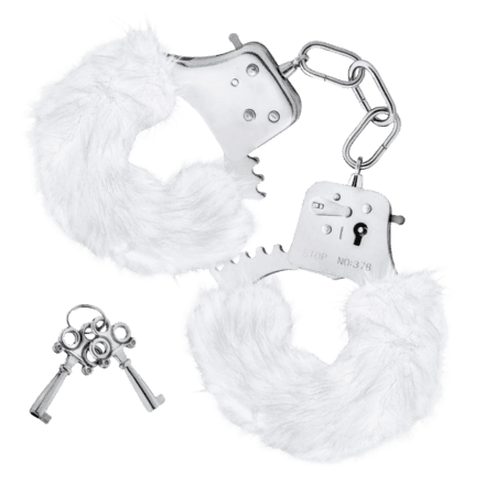 Temptasia Plush Fur Cuffs - White