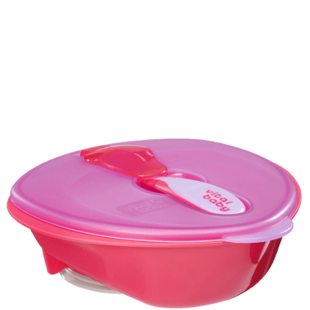 Vital Baby Nourish Bowl with Suction Cup - Pink
