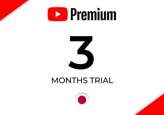 YouTube Premium 3 Months Trial Key - JAPAN