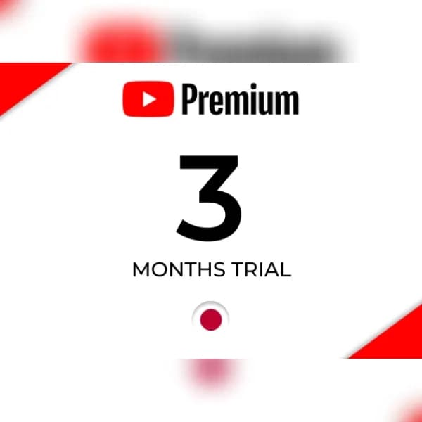 YouTube Premium 3 Months Trial Key - JAPAN