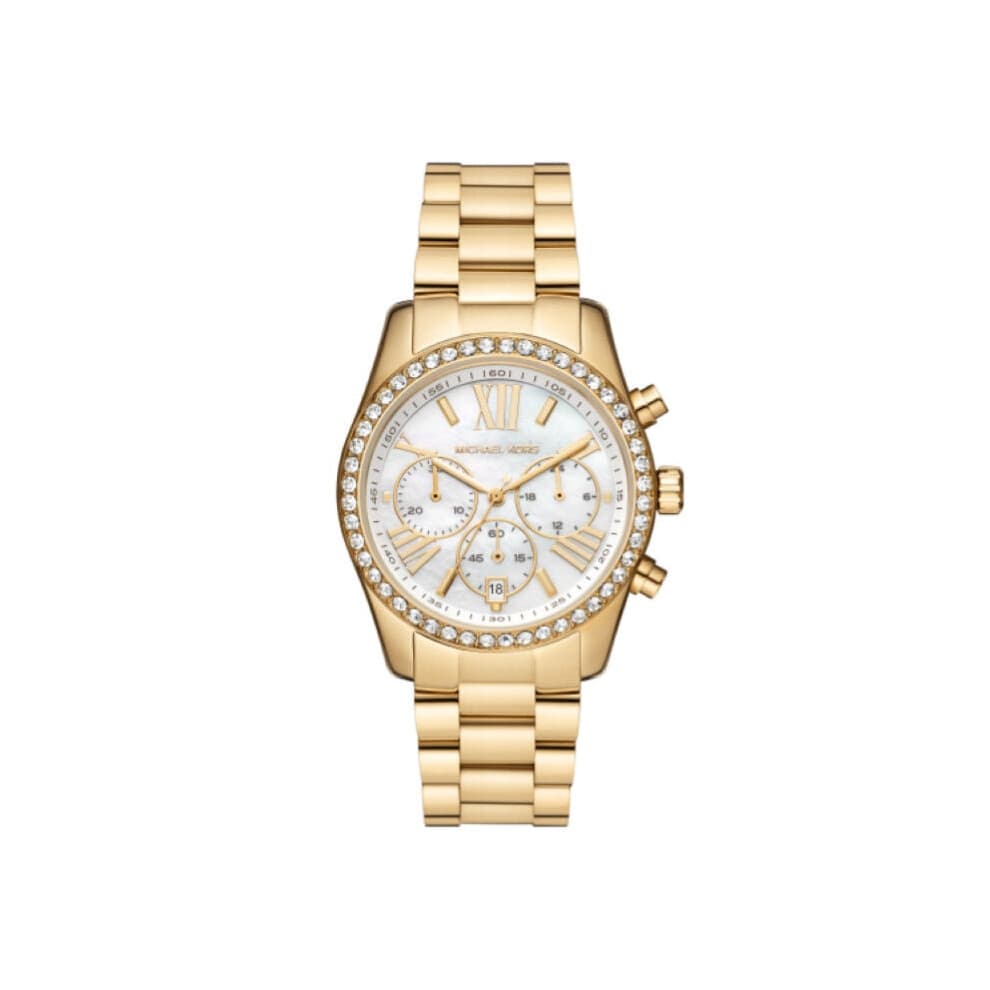 Michael Kors MK7241 Lexington Mother of Pearl White Ladies Watch
