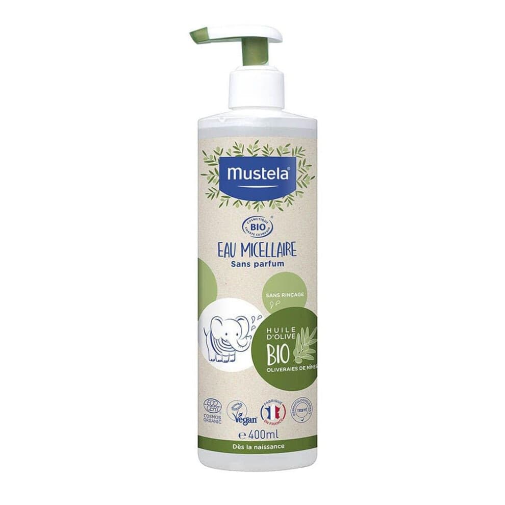 Micellar Water Bio Mustela Bebé Bio 400 ml