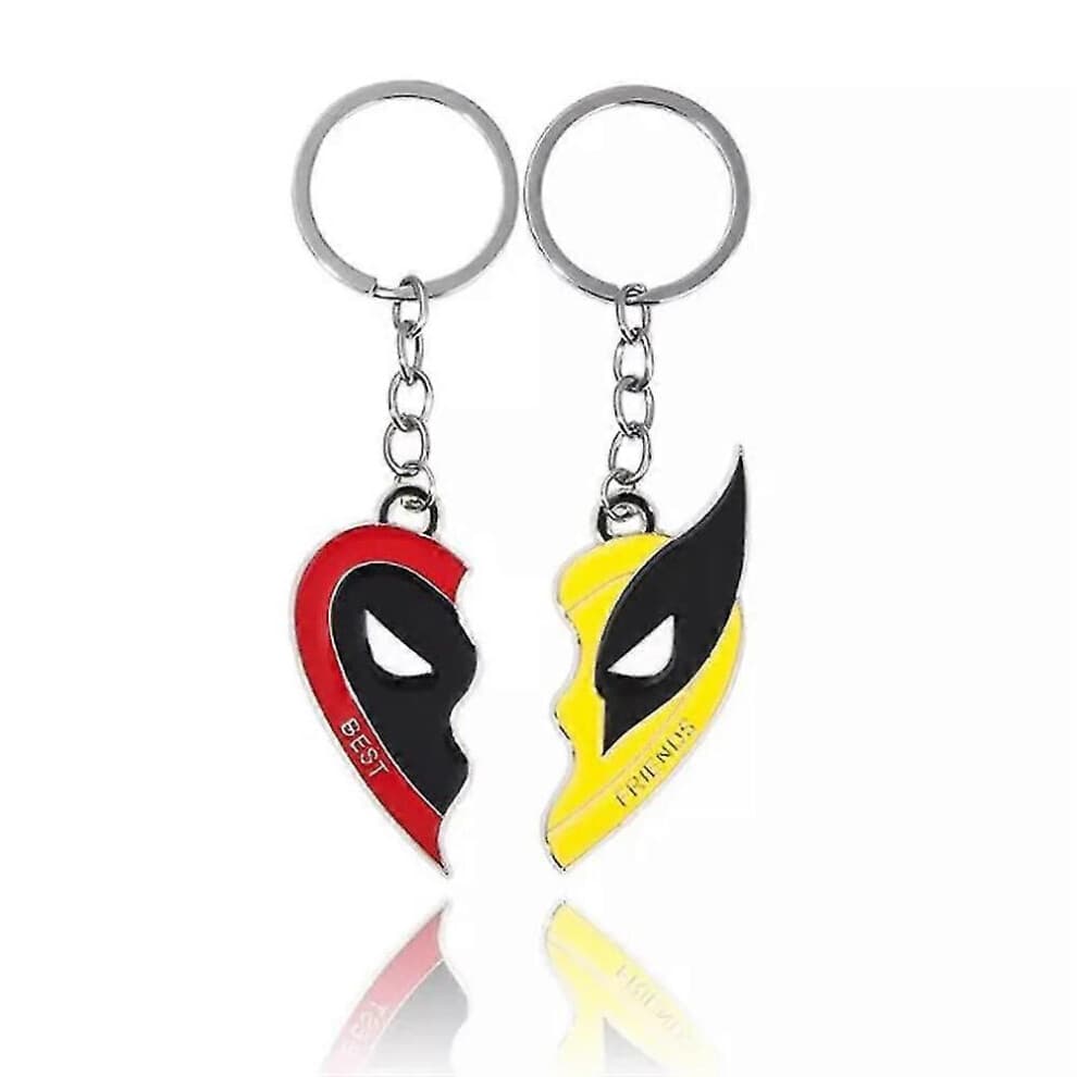 Deadpool & Wolverine Best Friends Pendant Necklace Fans Jewellery +chain