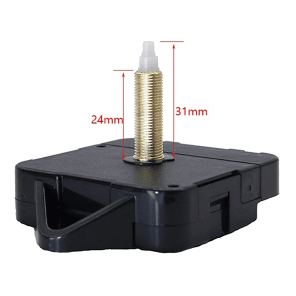 10Pcs 31MM Long Shaft DIY Quartz Clock Movement Mechanism Hands Kit