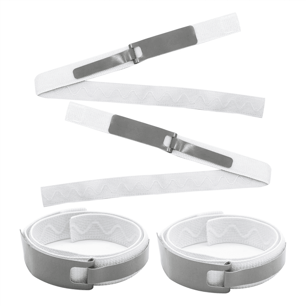 Foley Catheter Holder Urinary Legband Holder 4 Pcs Elastic Grey
