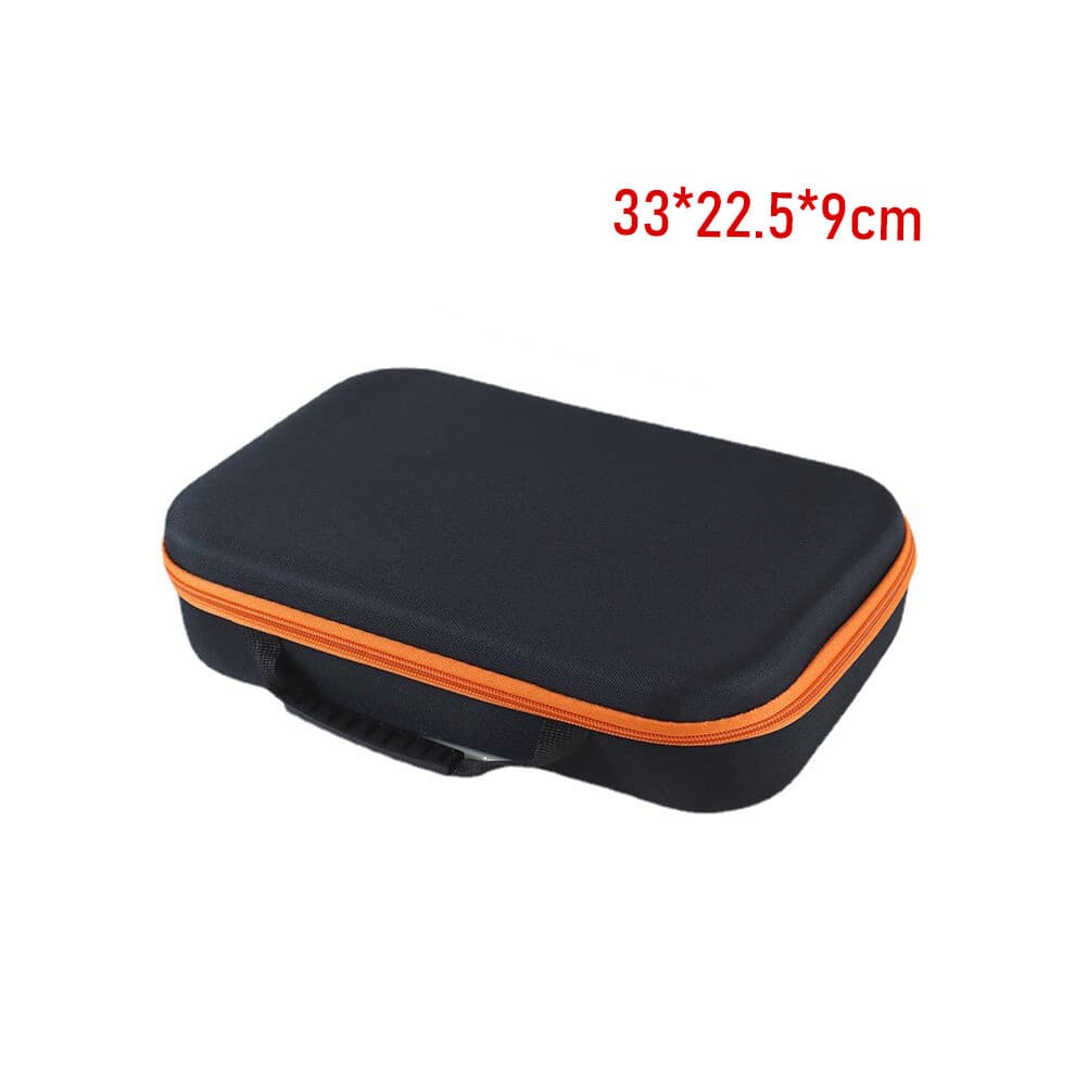 (Orange 33x22.5x9cm)Portable Tools Box Multi-Purpose Storage Cloth Electric Drill Tool Kit Wrench Screwdriver Garden Bag Accessories Organizer