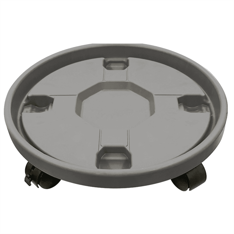 Flower tray Large Thickened Round Flowerpot Tray Heavy Flowerpot Mobile Cart Bracket Portable and Practical Gardening Tools 36cm