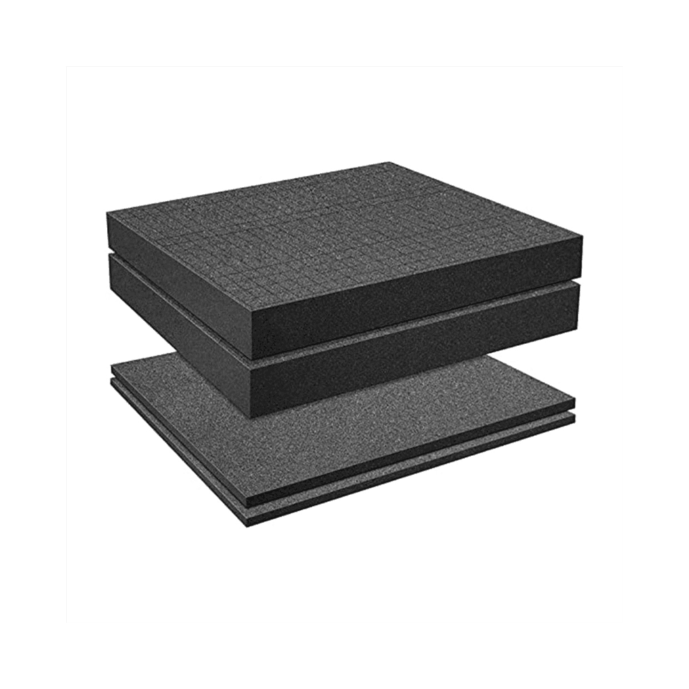 Grid Foam Cube-Foam, 2 Pieces 400x300x50mm/2 400x300x10mm, Tool Box Camera Case Foam, Insert,Tool