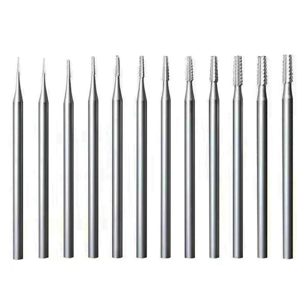 12Pcs Jewerly Burr Sets Jewelry Engraving Bits Carving Tools