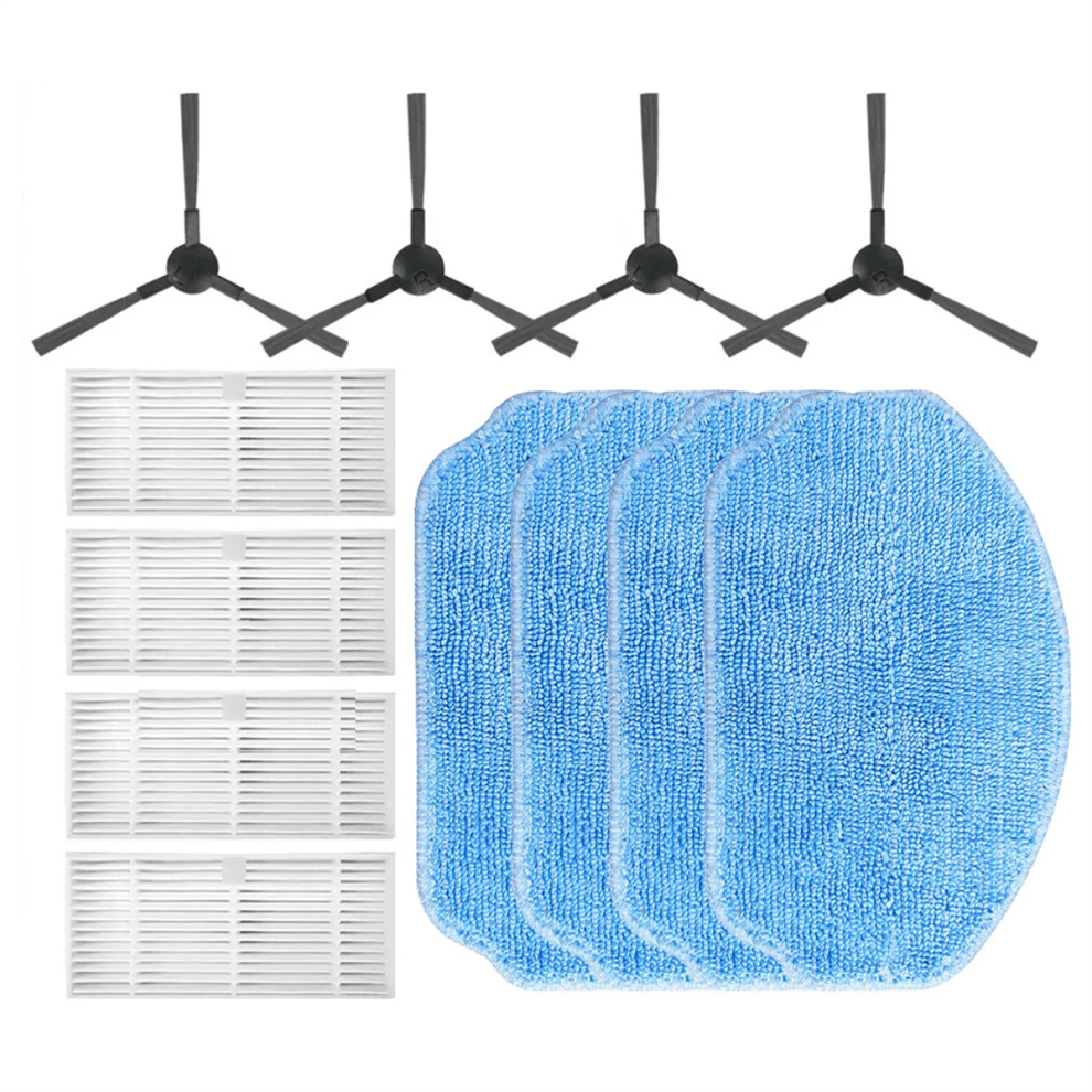For Side Brush Hepa Filter Mop Cloths