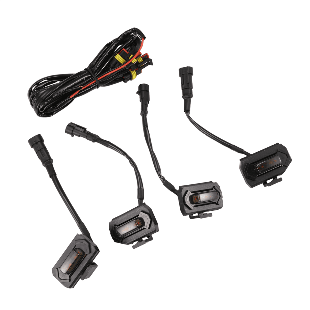 4PCS LED Front Grill Lights for ,Yellow Light