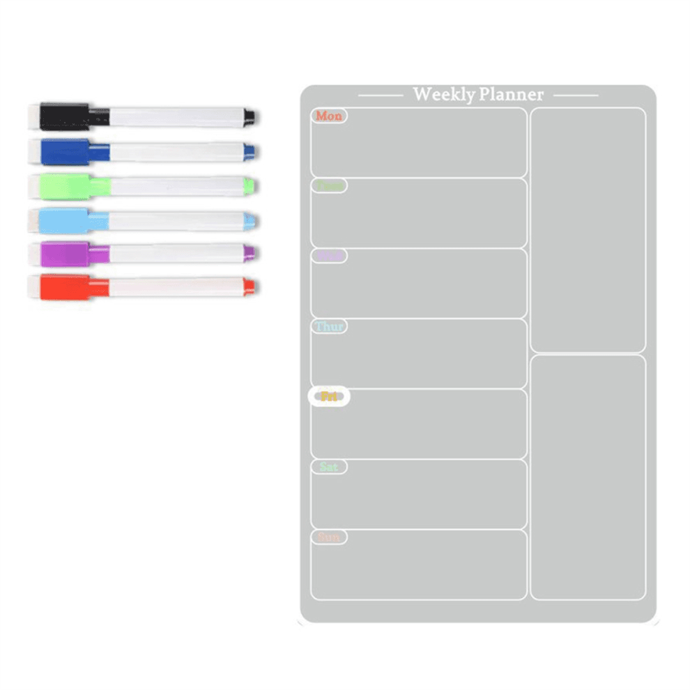 Magnetic Acrylic Whiteboard Household Dry Erase Writing Board Transpar