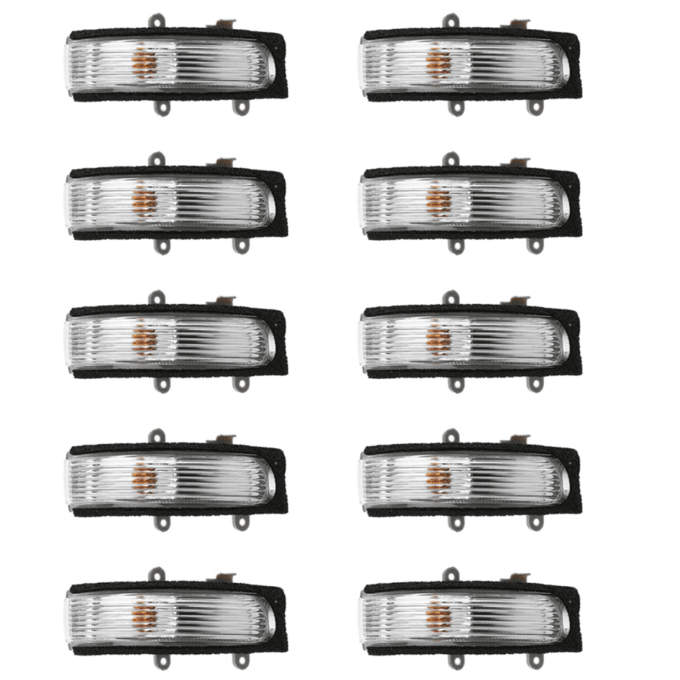 10X Right Side(Rh)Wing Mirror Door Indicator Lens Turn Signal Light for 2006-2011 Vios 2008-2013