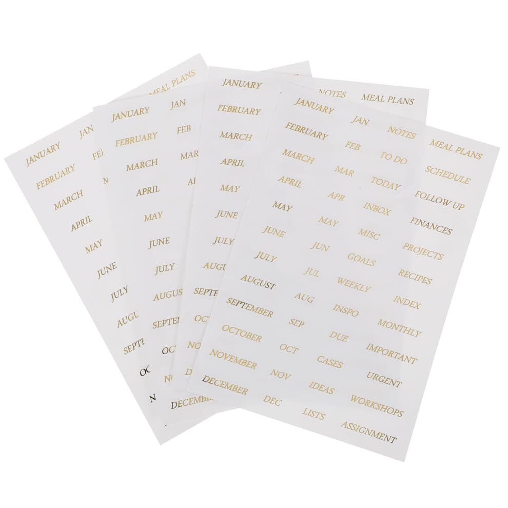 4-Pack Holographic Sticker Sheets For Diary Decoration And Crafting