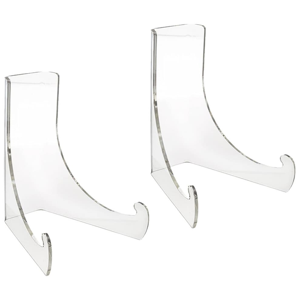 2 Pcs Tabletop Display Rack Book Stands For Acylic Upright Support