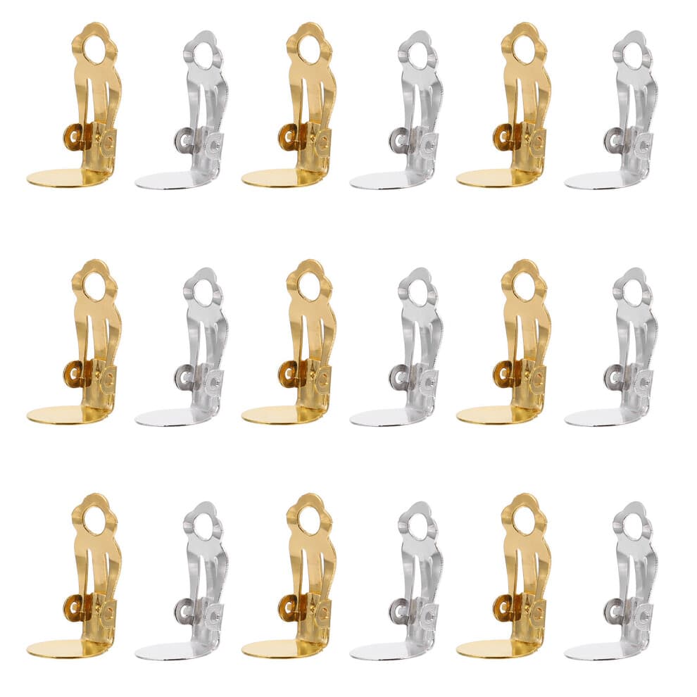 80 Pcs Earring Backs Non Pierced Earrings Diy Making Supplies Gadget