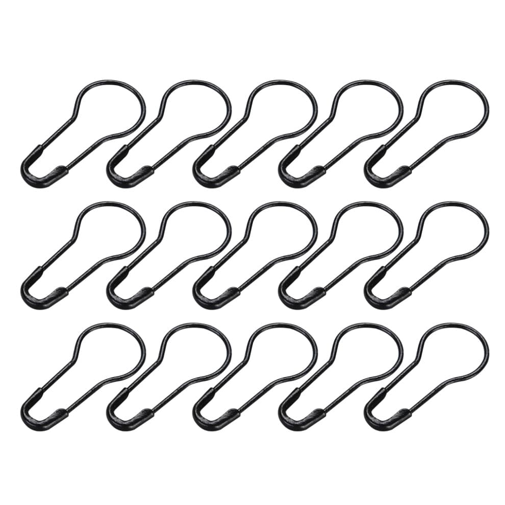 Gourd Shaped Pin Safety Pin Black 1000pcs