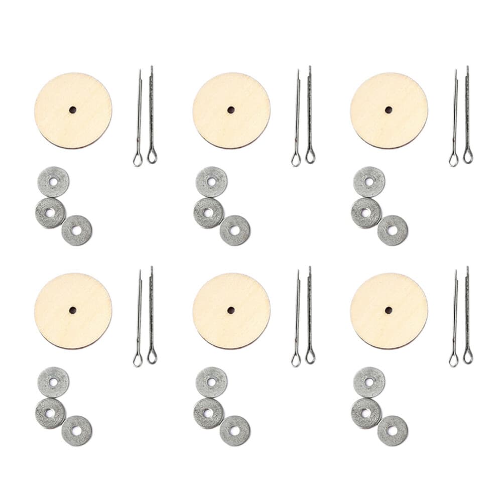 Raindrops  20 Sets Doll Armature Wooden Rotary Joint Accessories