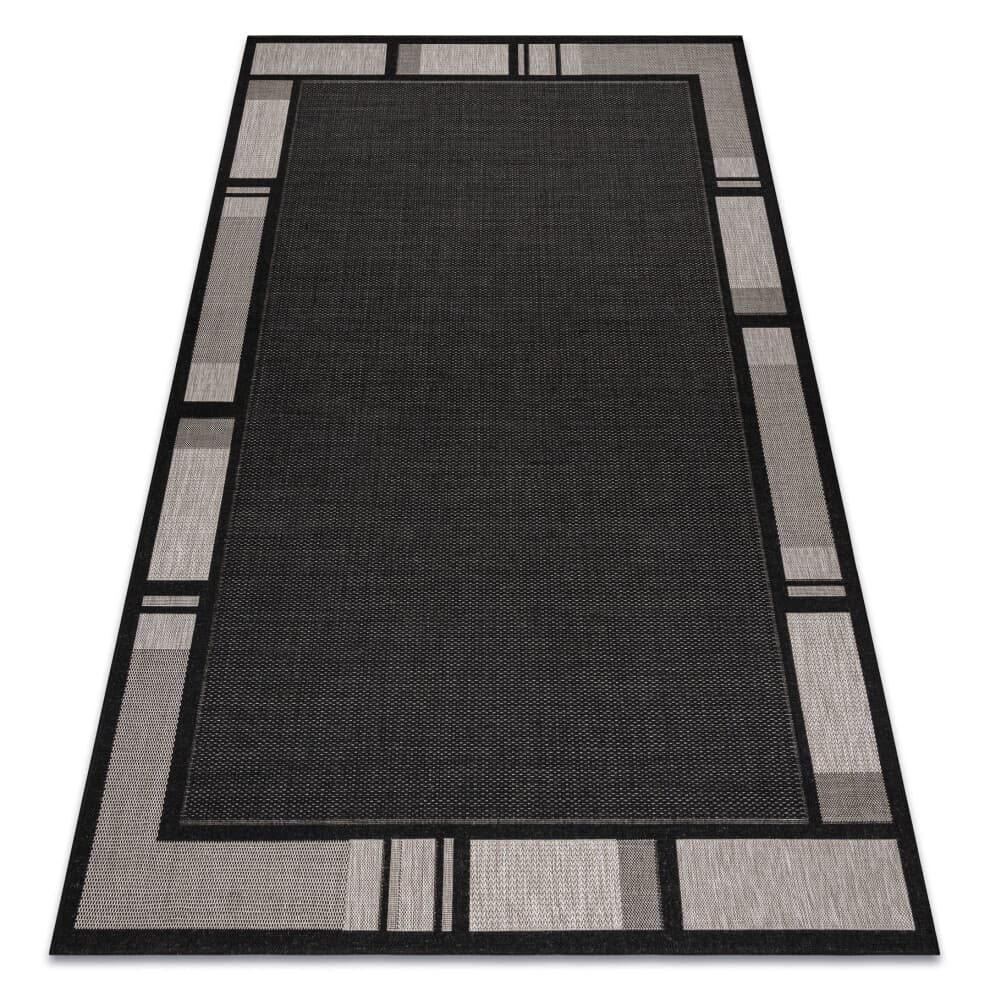 CARPET SIZAL FLOORLUX 20195 black / silver 60x110 cm