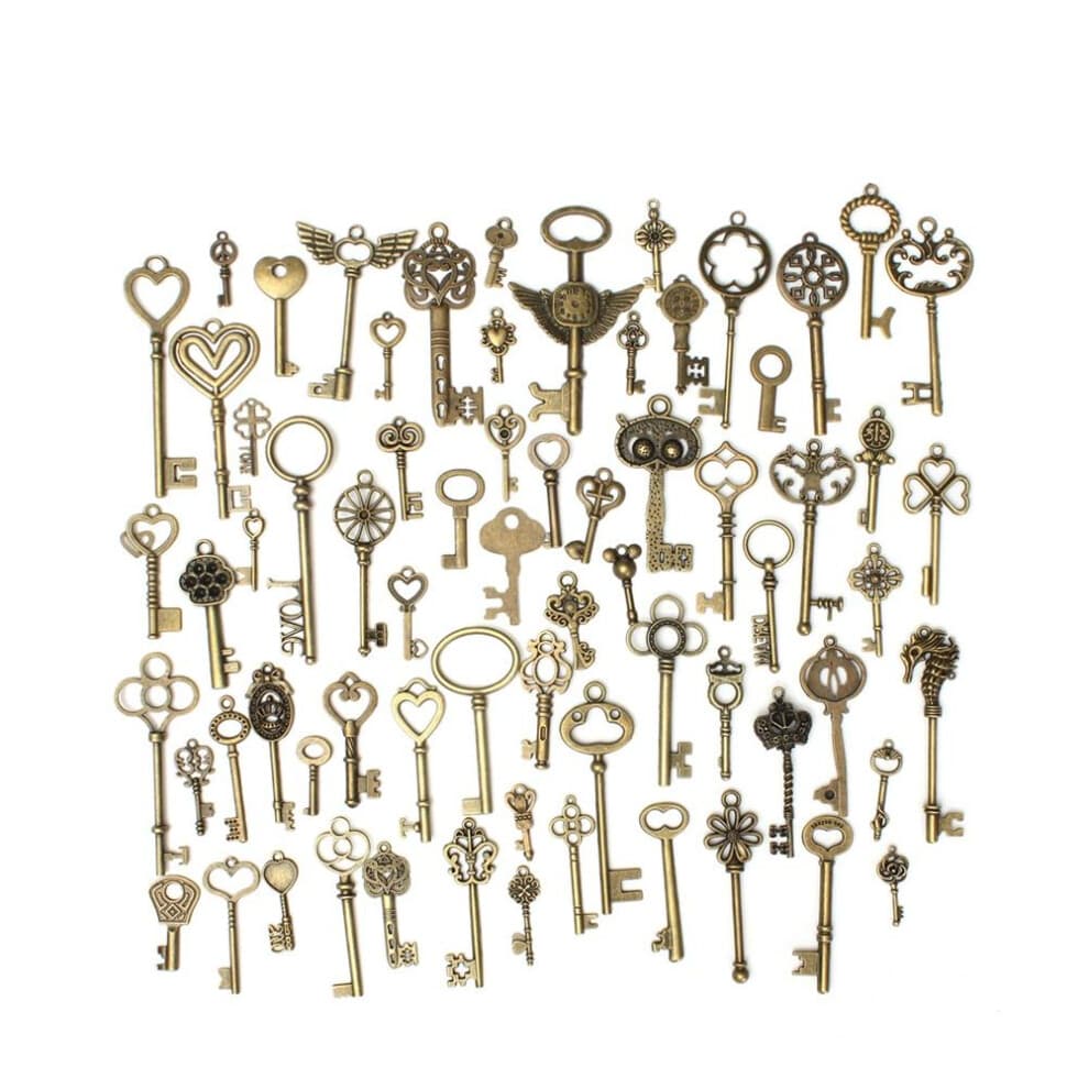 69PCS Chic Bronze Decoration Jewelry Making