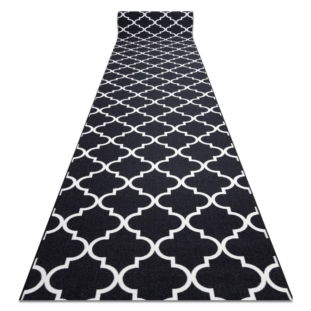 Runner anti-slip TRELLIS 133 cm black 30350 133x260 cm