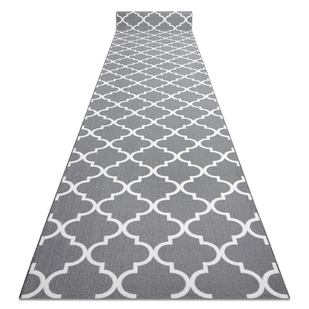 Runner anti-slip TRELLIS 100 cm grey 30352 100x1300 cm