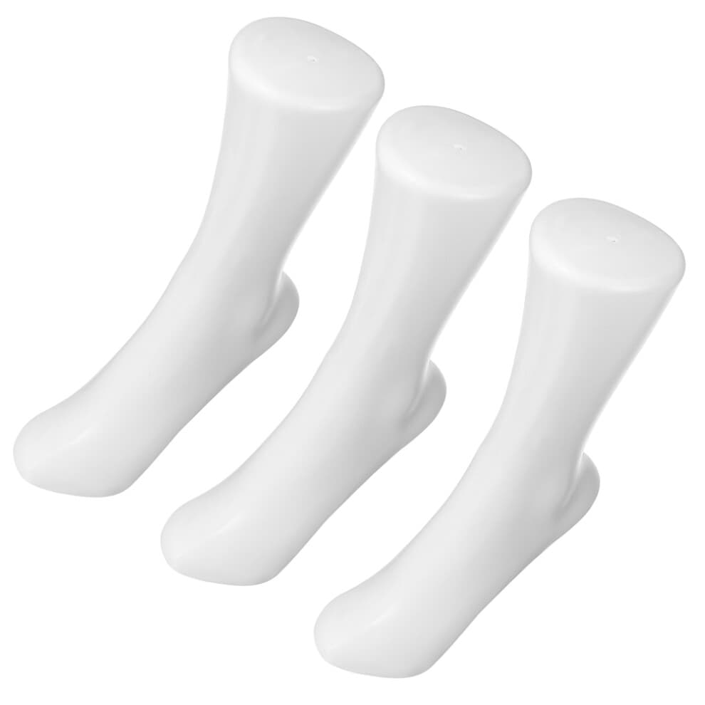 3pcs Female Foot Mannequin Sock Display Model for Home and Store Use