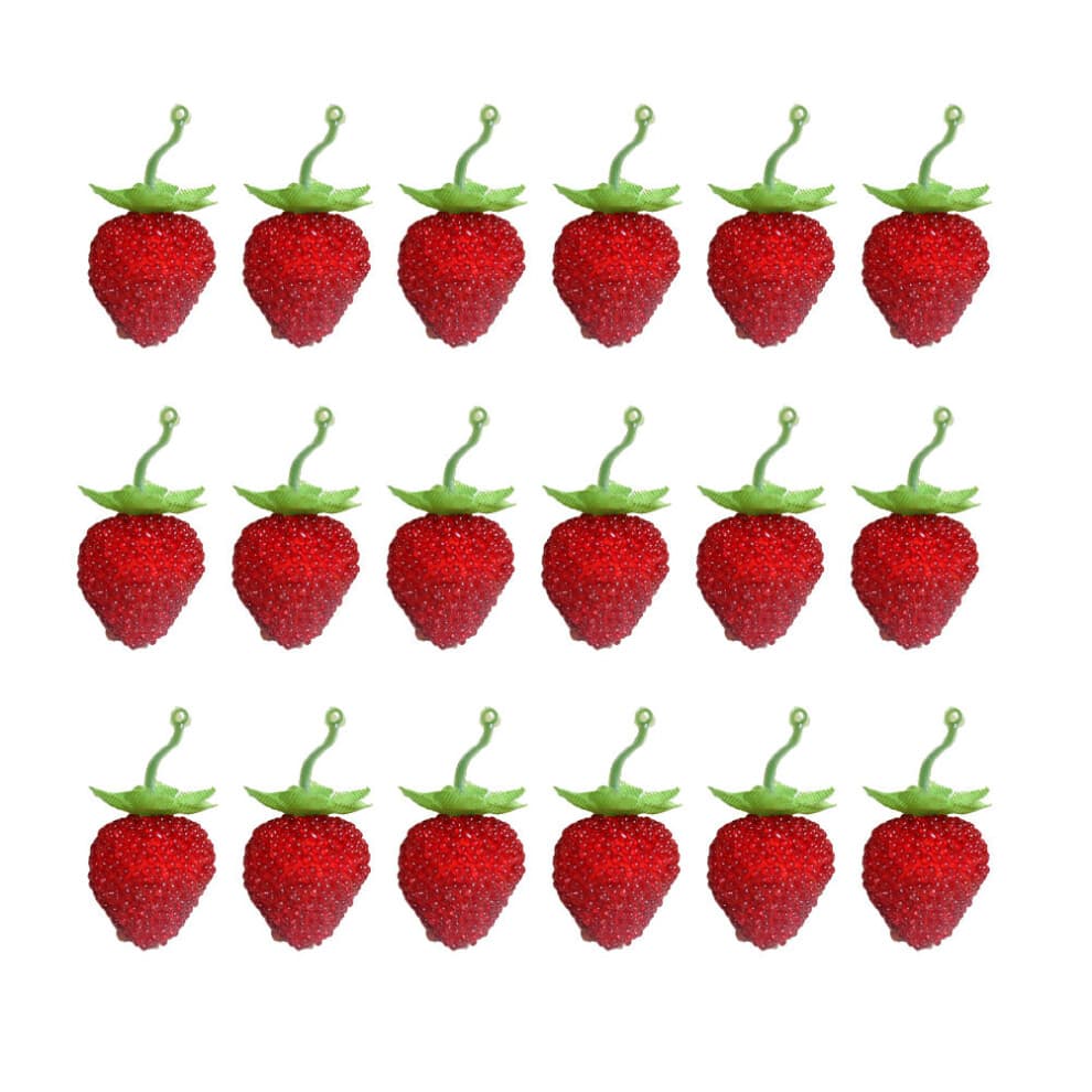 50pcs fruit shaped handmade headdress alloy pineapple diy jewelry red