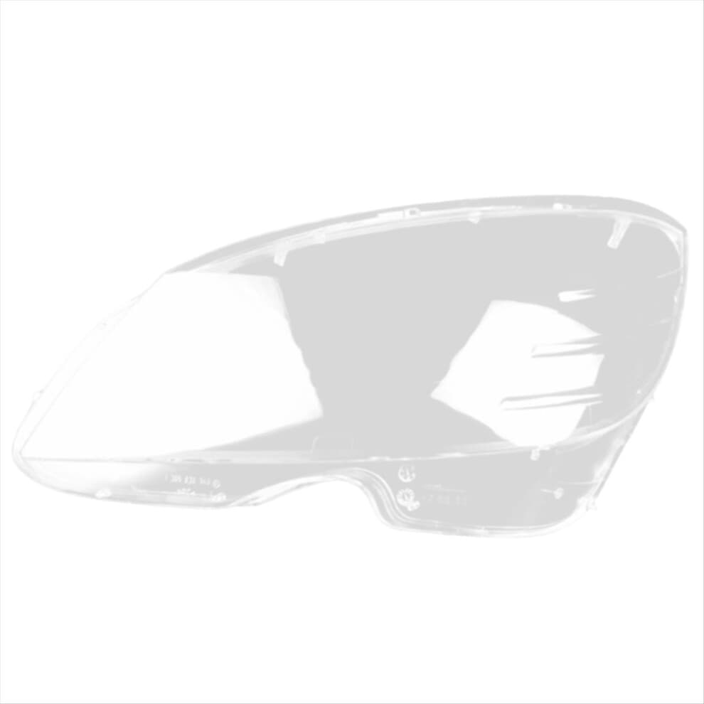 Car Front Headlight Cover Lampshades Lamp Shell Headlights Lens for - C-Class W204 2007-2010 Left