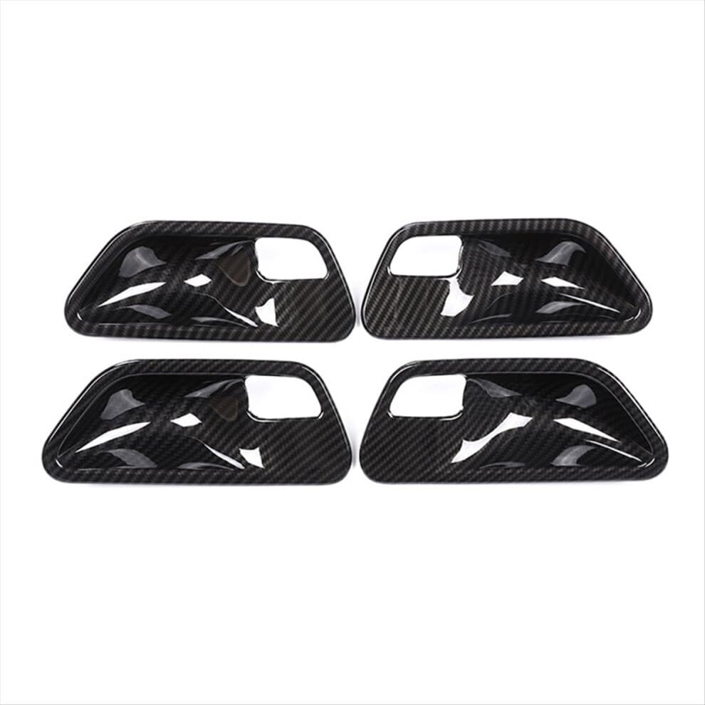 For 3 4 Series F30 F32 F35 316i 318i 320li 2013-2019 ABS Carbon Fiber Interior Door Handle Bowl Cover Trim