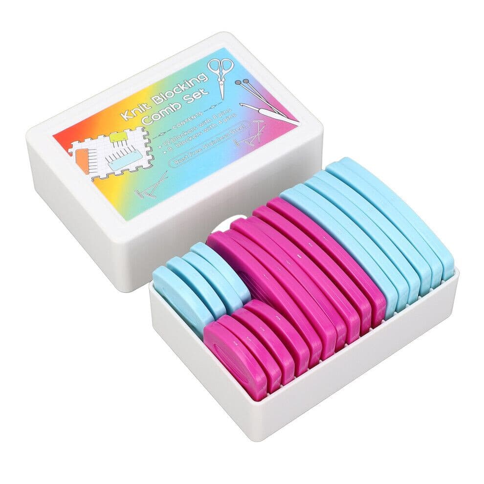 20 Pcs Knit Blocking Comb Sweater and Scarf