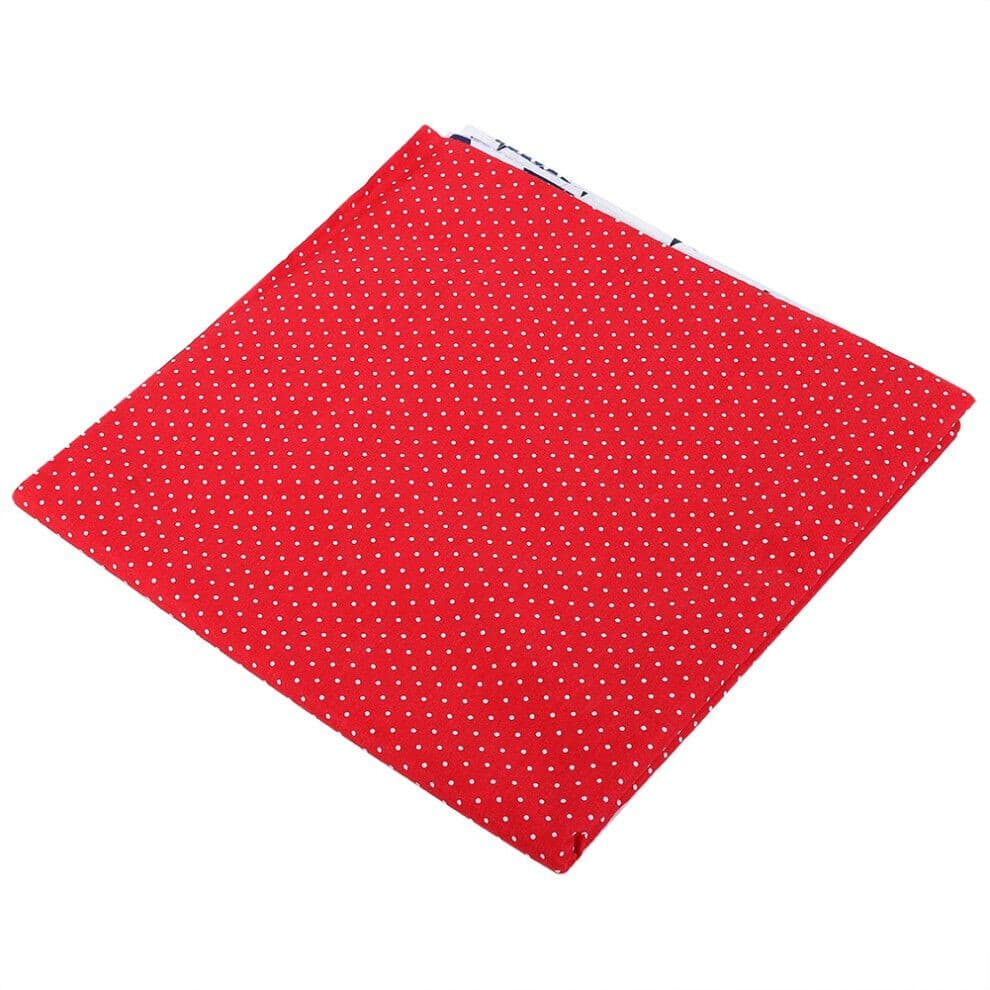 50x50cm 8Pcs Cotton Fabric for DIY Sewing with Dot Star Stripe Patterns