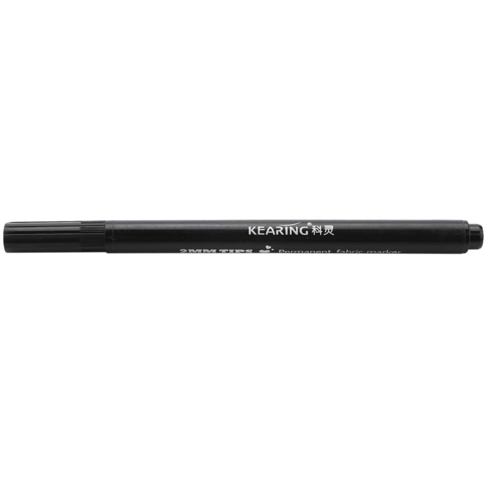 1 x Fabric  Pens Permanent Colors For DIY Textile Clothes T-Shirt Shoes black
