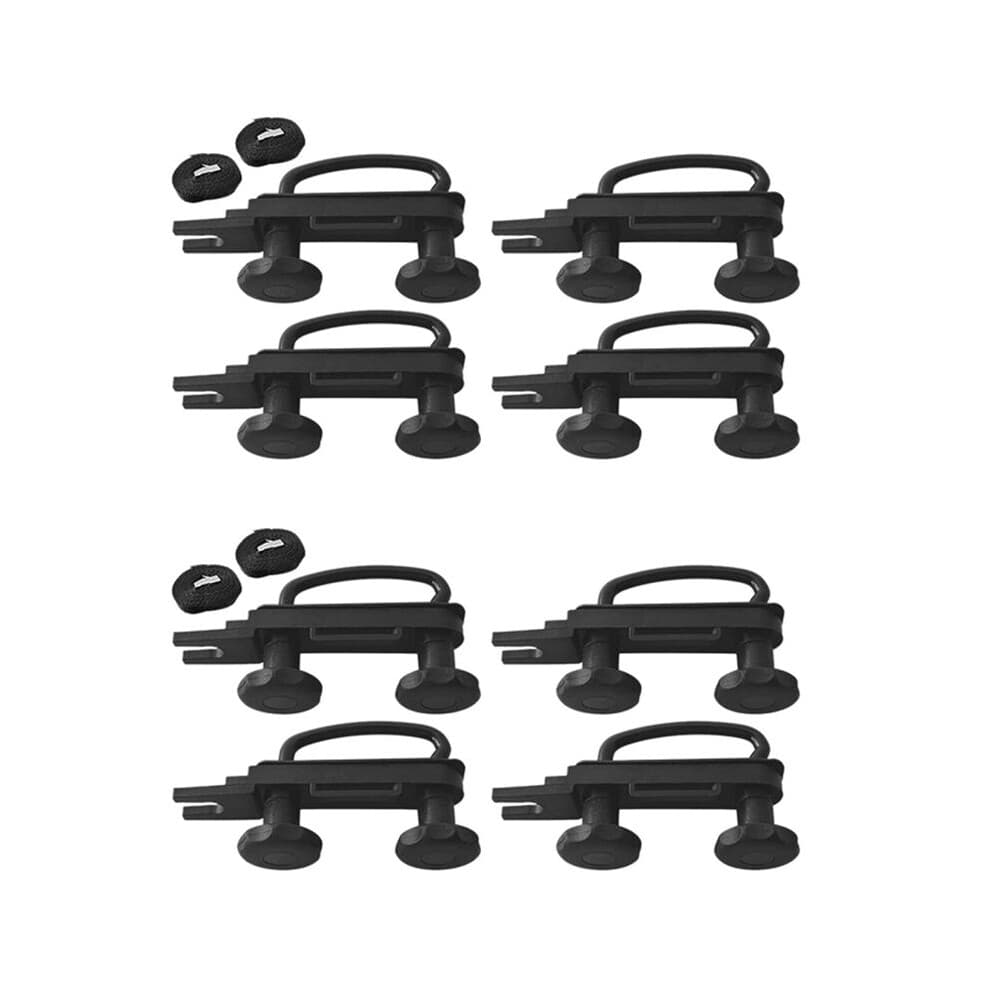 8 PCS Car Roof Luggage Accessories Van Mounting Accessories Kit Roof Box Bracket Mounting Accessories Kit
