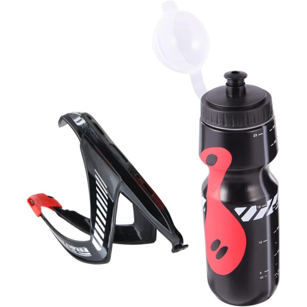 1 Set Mountain Bike Water Bottle Holder Rack Lightweight Plastic Bike Bottle Cage