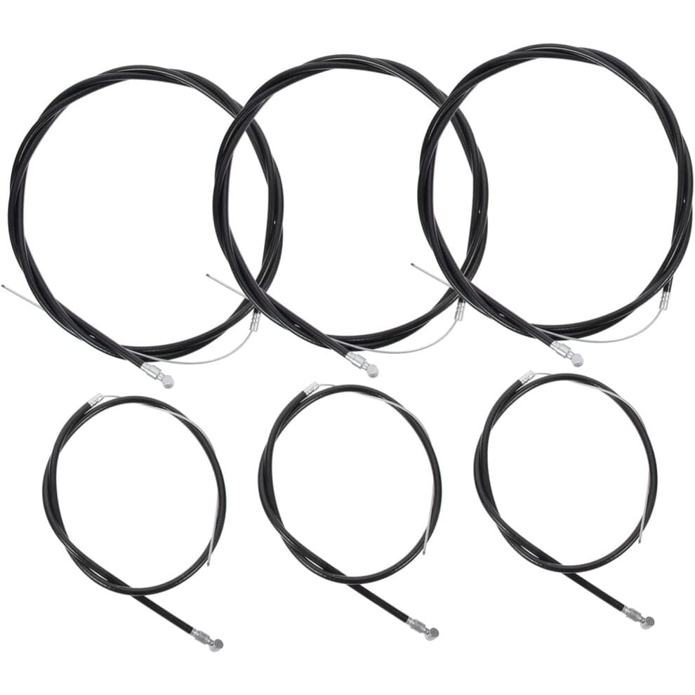 Sturdy Bike Brakes Cables 6pcs Bike Brake Line Kit Mountain Bike Transmission Lines Easy Replacement for Bike Parts