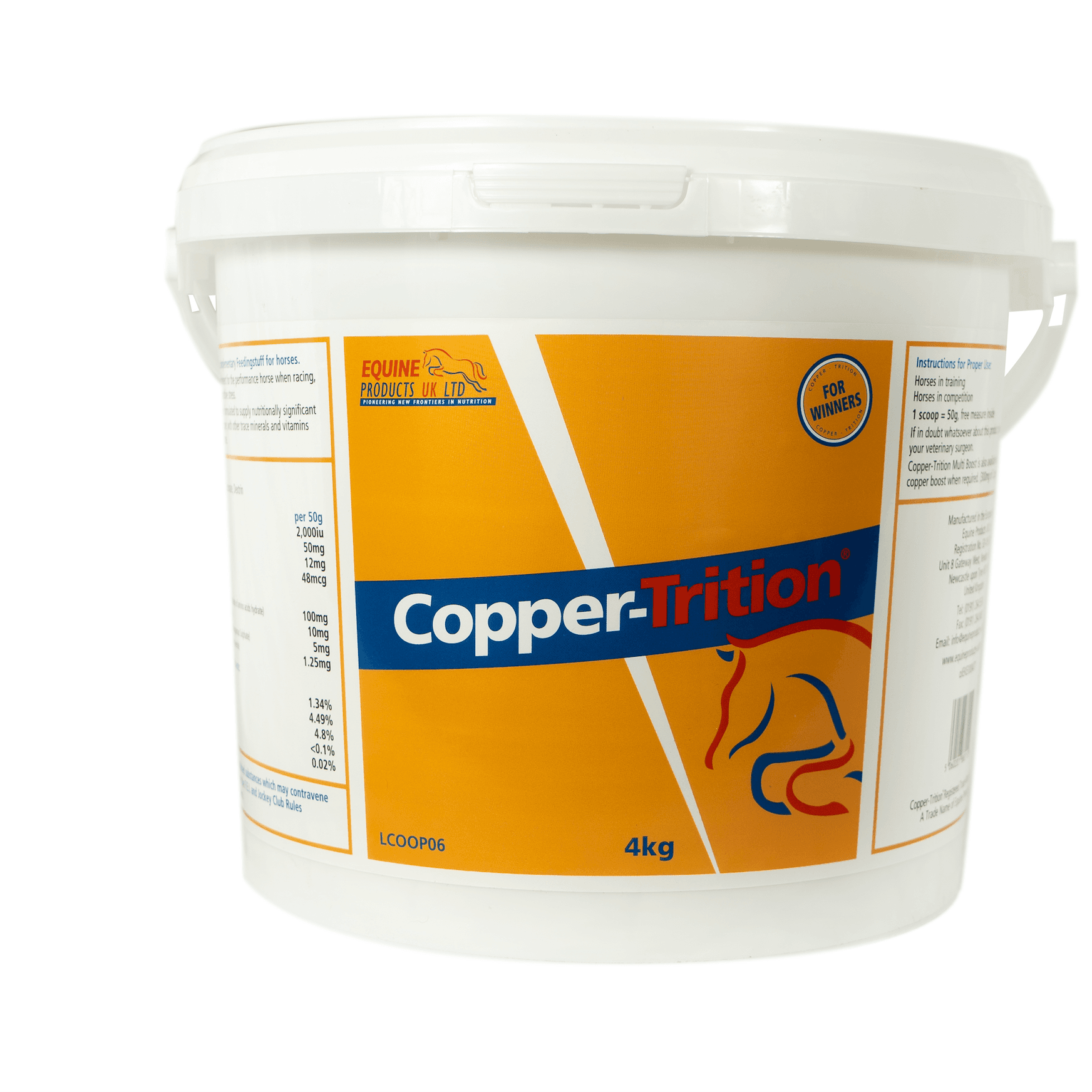Copper-Trition Horse Supplement - 4 Kilogram
