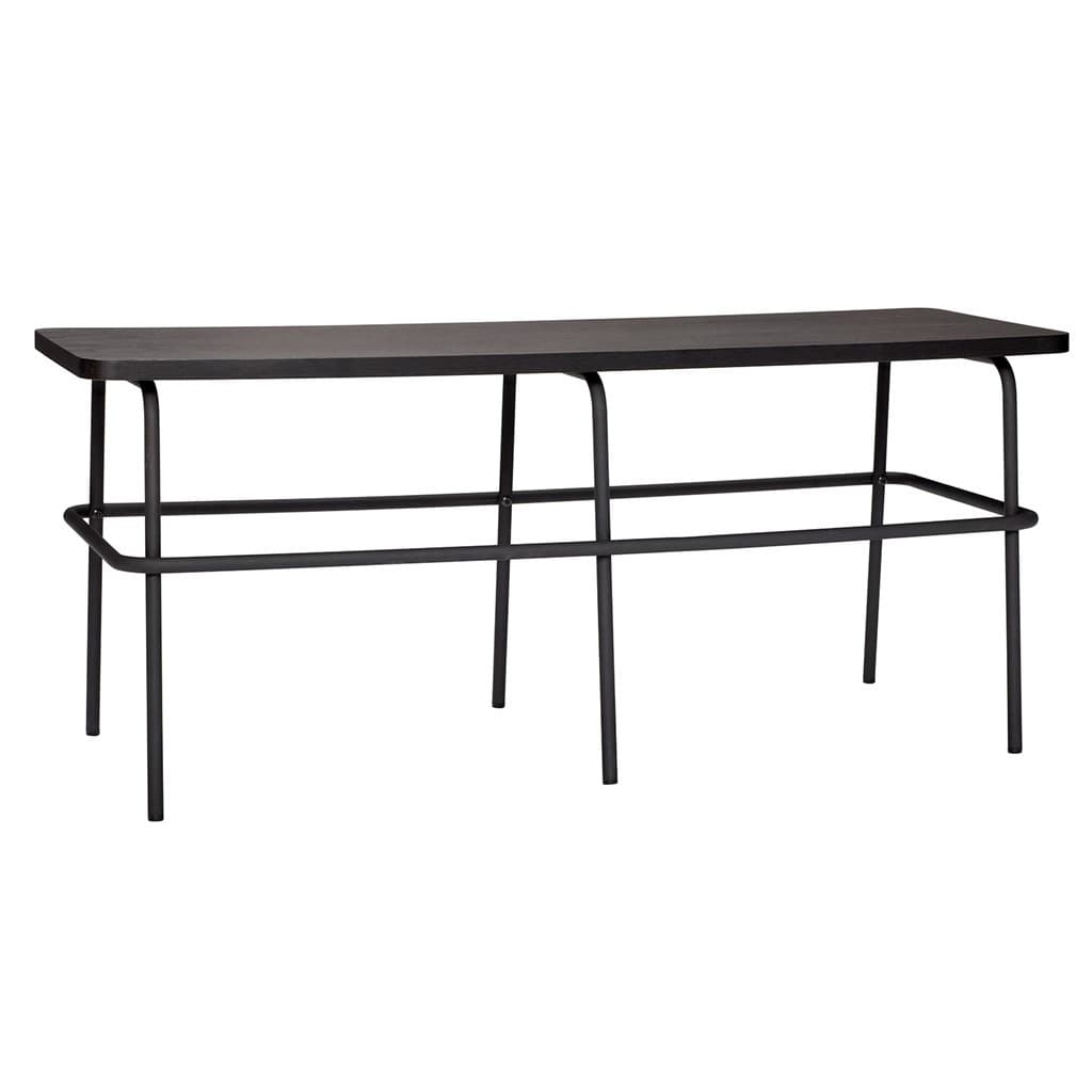Hubsch Sofa metal / wood - black