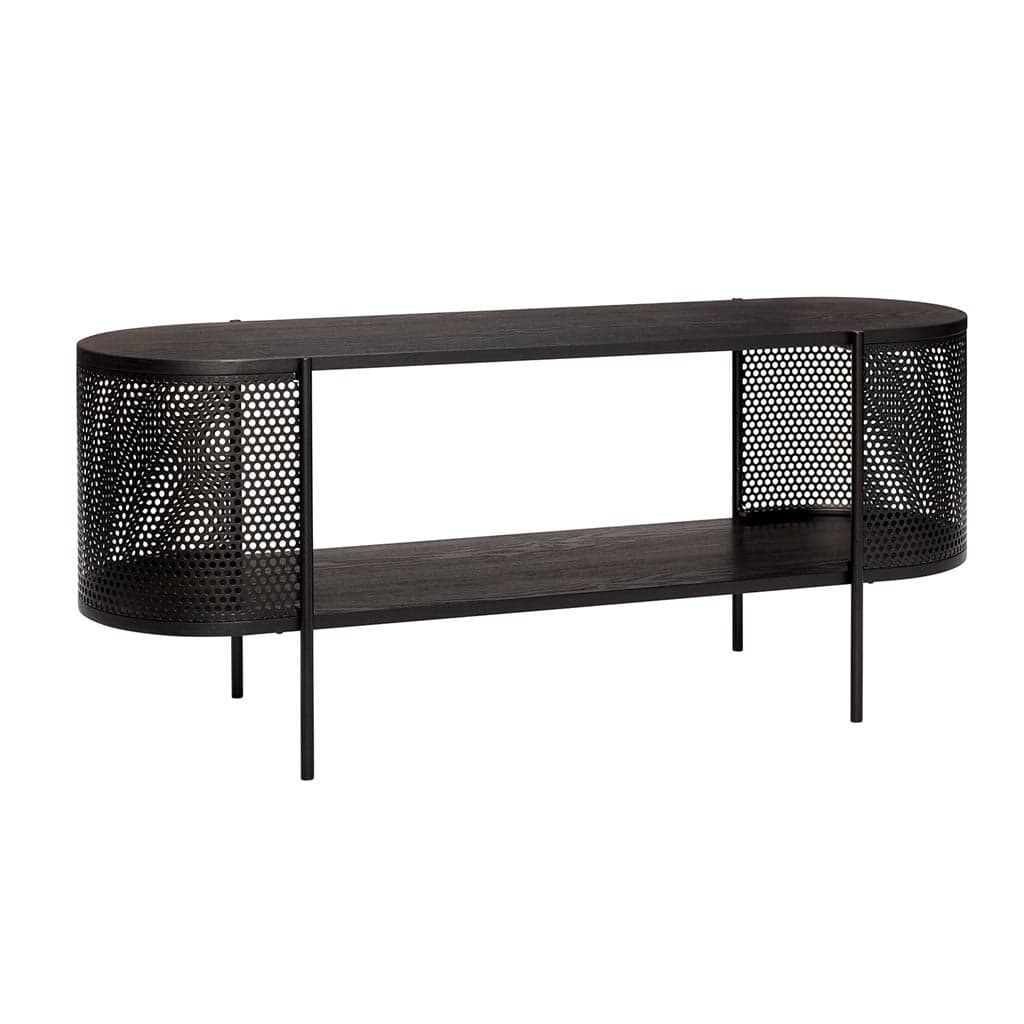 Hubsch Metal / wood sideboard - black